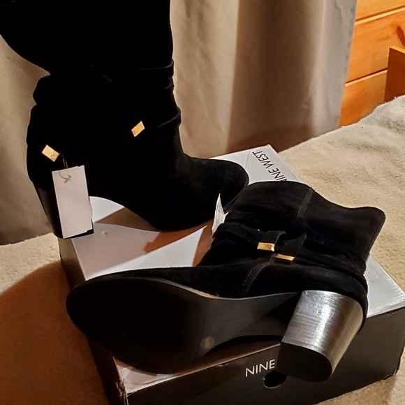 Saks 5th Ave Saxon Boots 9.5 med NASHVILLE Bouige - Picture 3 of 16